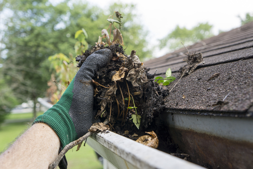 Employee discounts on gutters banner