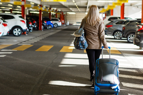 Senior discounts on airport parking and shuttles banner